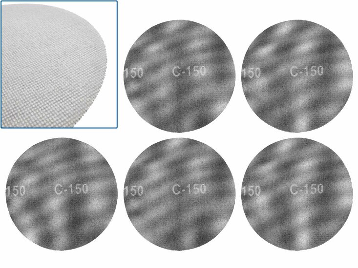klittenband schuurgaas p150 - schuurgaas 225 mm - schuurnetten - geko