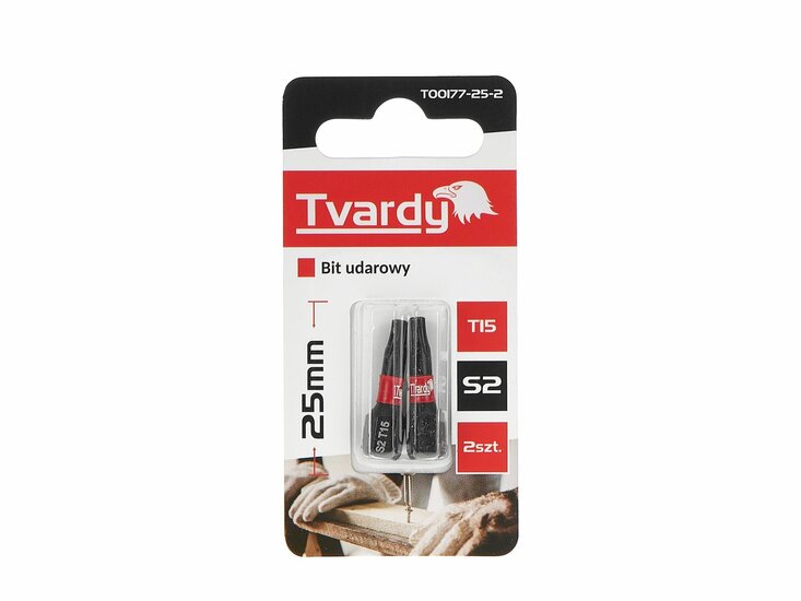 t15 bit 25mm s2 - schroefbit - boorbit - bitje - slagbit