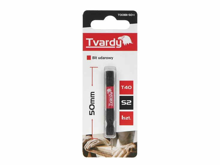 t40 bit 50mm s2 - schroefbit - boorbit - bitje - slagbit