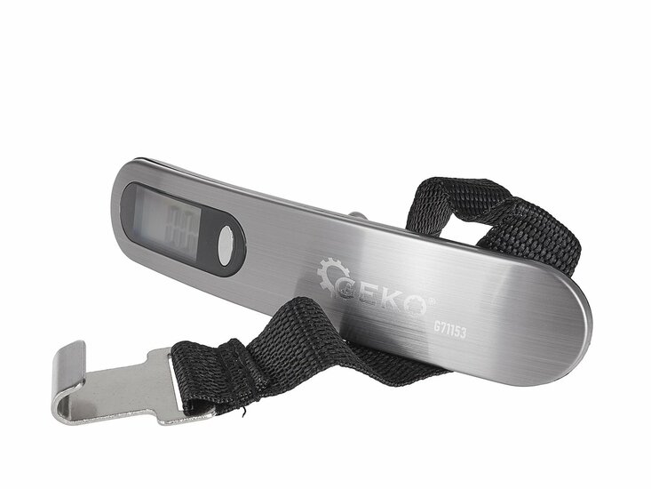 lcd digitale weegschaal 50 kg - gewichtmeter - reisweegschaal - weegapparaat - geko