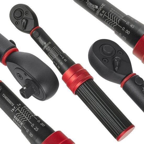 momentsleutel 1/4 duims - 1 tot 6 nm - torque sleutel - krachtsleutel - geko