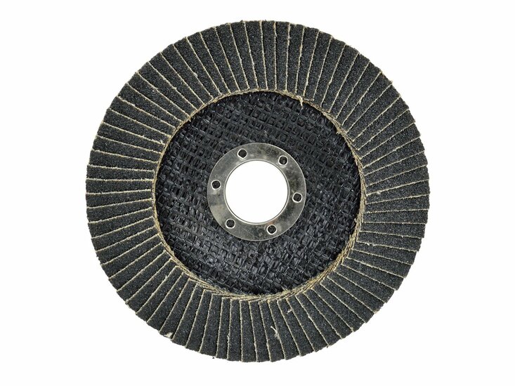 siliconen schuurschijf 125 mm p60 - 10 stuks - lamellenschijf - schuurpad - schuurwiel - flap disc - geko