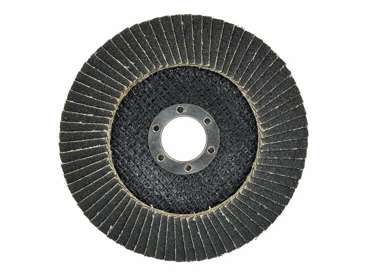 siliconen schuurschijf 125 mm p80 - 10 stuks - lamellenschijf - schuurpad - schuurwiel - flap disc - geko