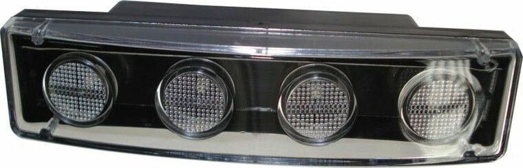 inbouw zijmarkeringslamp wit - 12/24 volt - voormarkeringslamp  - contourlamp - horpol