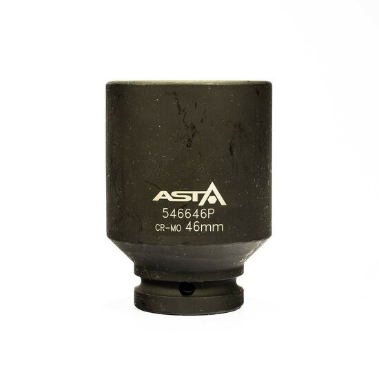 zeskant krachtdop 46 mm - 3/4 duims aansluiting - slagdop - impact dop - rateldop - asta