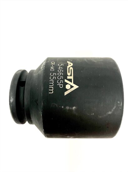 zeskant krachtdop lang 55 mm - 3/4 duims aansluiting - slagdop - impact dop - rateldop - dop - asta