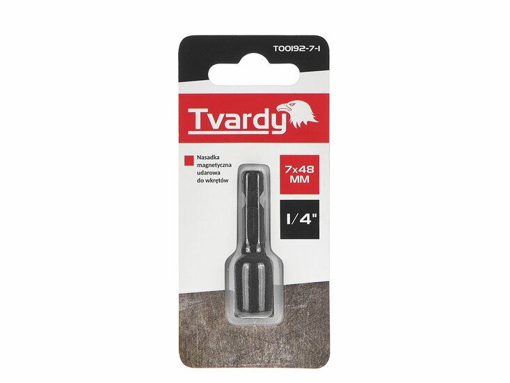 magnetische krachtbitdop 7x48mm 1/4 - parkerdop - bit dop - parker dop voor op de boormachine - geko