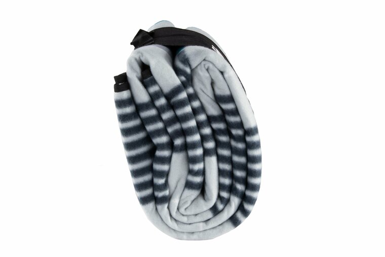 ge&iuml;soleerd stranddeken - 200x200 cm - grijsblauw - ge&iuml;soleerd picknickkleed - keltin