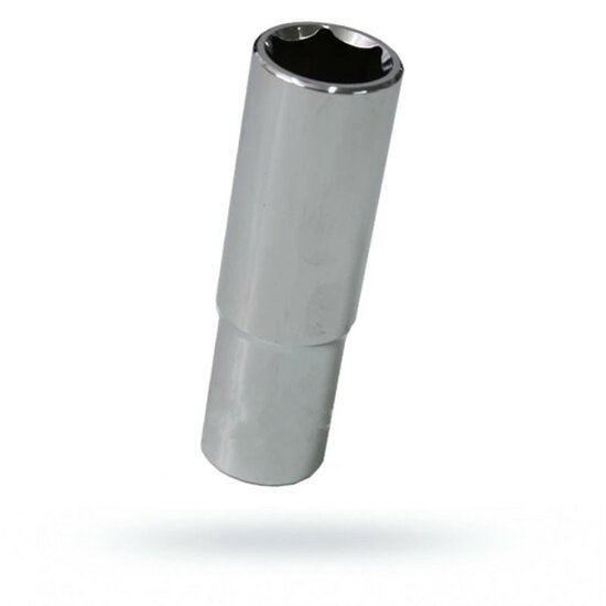 dop zeskant lang - 11 mm - 1/4 duims aansluiting - dopsleutel - rateldop - dop - tvardy