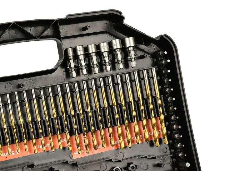 boor en bitset - 246 delig - borenset - bittenset - hss boren - doppen - gatenzagen - geko