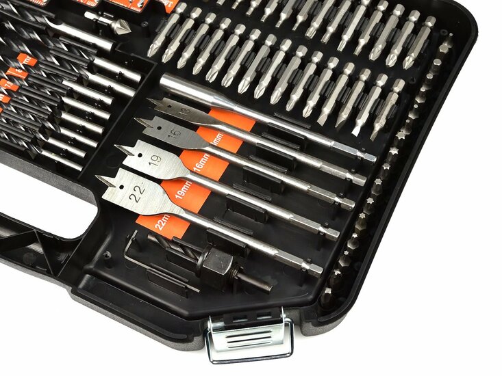 boor en bitset - 246 delig - borenset - bittenset - hss boren - doppen - gatenzagen - geko