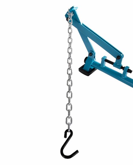 hefboom voor het spannen van de draagarm - inclusief ketting - draagarmspanner - 500 kg - geko