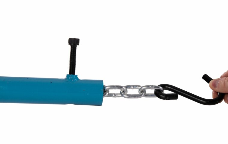 hefboom voor het spannen van de draagarm - inclusief ketting - draagarmspanner - 500 kg - geko