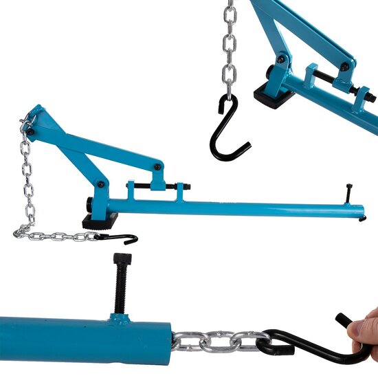 hefboom voor het spannen van de draagarm - inclusief ketting - draagarmspanner - 500 kg - geko