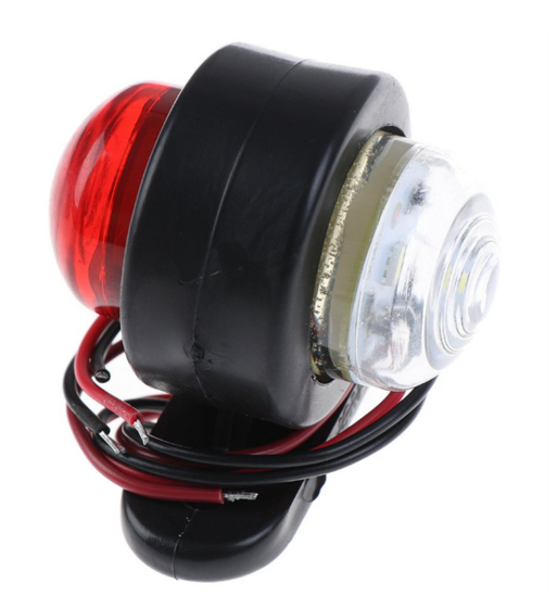 led breedtelamp universeel 50mm 2x led - aanhanger zijlamp - zijlicht - breedtelicht