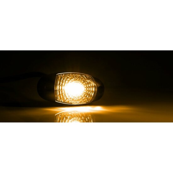 led zijmarkeringslamp universeel oranje 3x led - contourlamp - zij lamp - breedtelamp - fristom