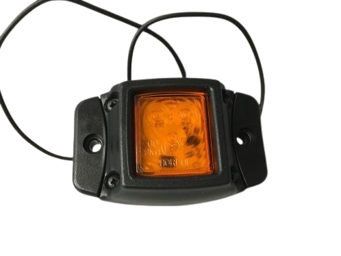 led zijmarkeringslamp universeel oranje 3x led - contourlamp - zij lamp - breedtelamp