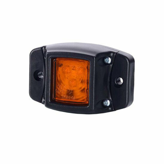 led zijmarkeringslamp universeel oranje 3x led - contourlamp - zij lamp - breedtelamp