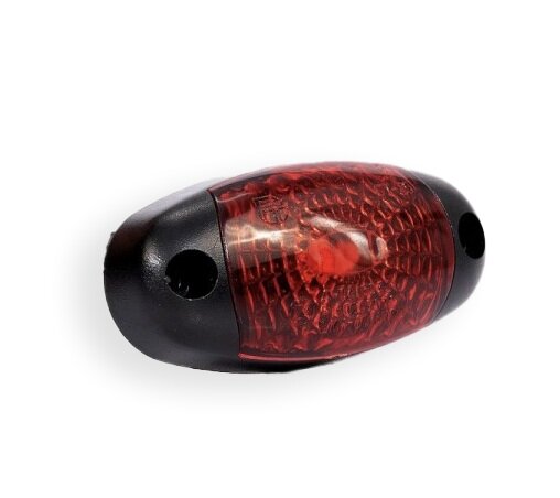 led zijmarkeringslamp universeel rood 3x led - contourlamp - zij lamp - breedtelamp