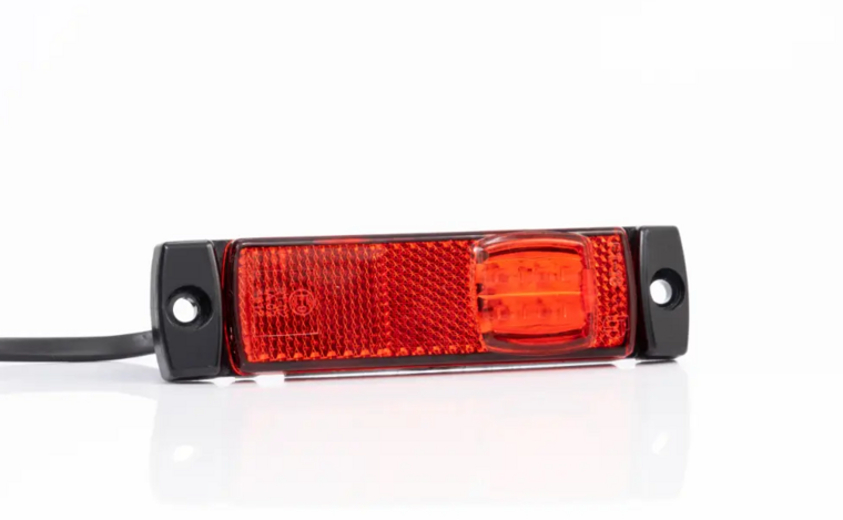 led zijmarkeringslamp universeel rood 4x led - contourlamp - zij lamp - breedtelamp