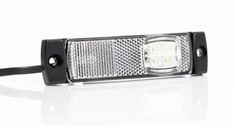 zijmarkeringslamp universeel wit 4x led - contourlamp - zij lamp - breedtelamp