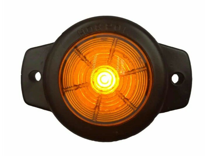 led zijmarkeringslamp universeel oranje 1x led - contourlamp - zij lamp - breedtelamp