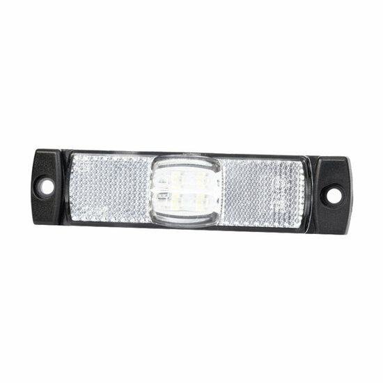 led zijmarkeringslamp universeel wit 4x led - contourlamp - zijlamp - breedtelamp
