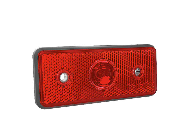 markeringslamp rood - zijmarkeringslamp - positielamp 12 volt - achtermarkering lamp - horpol