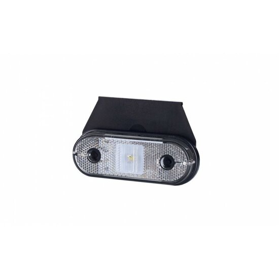 led zijmarkeringslamp met houder universeel wit 1x led - contourlamp - zij lamp - breedtelamp