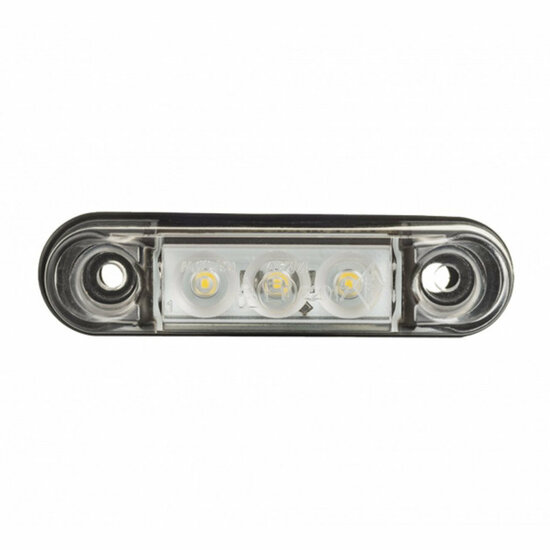 led zijmarkeringslamp universeel wit 3x led - contourlamp - zij lamp - breedtelamp - horpol