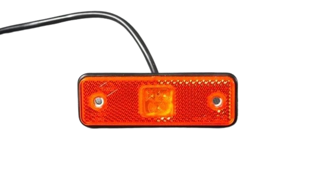 led zijmarkeringslamp universeel oranje 3x led - contourlamp - zijlamp - breedtelamp - horpol