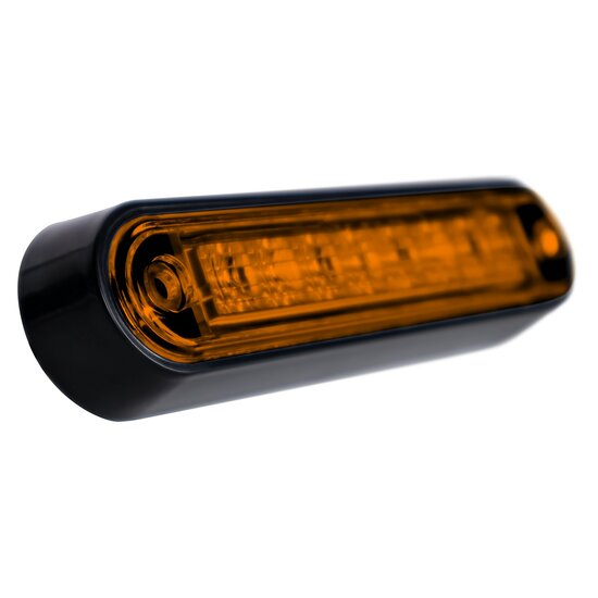 led zijmarkeringslamp universeel oranje 8x led - contourlamp - zijlamp - breedtelamp