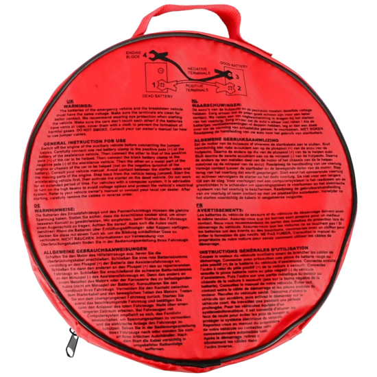 startkabels - accukabels - 200 amp&egrave;re - 2.4 meter - starterkabels - benson