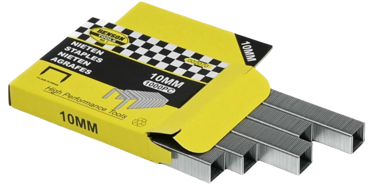 nietjes - 1000 stuks - 11.3mm x 0.7mm x 10mm - nieten - benson