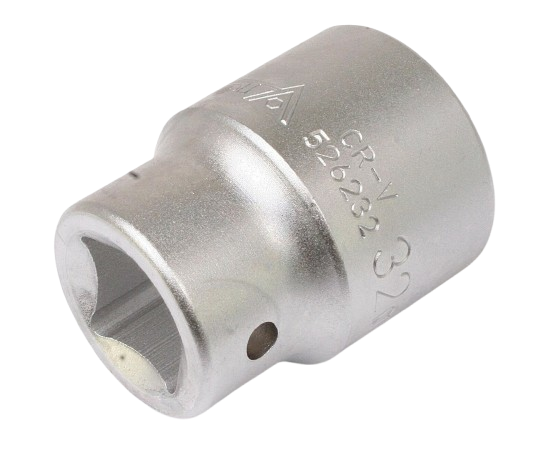 dop twaalfkant - 32 mm - 3/4 duims aansluiting - dopsleutel - rateldop - dop - asta