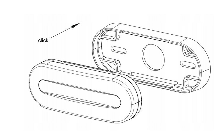 led zijmarkeringslamp universeel oranje 1x ledstrip - contourlamp - led zijlamp - breedtelamp