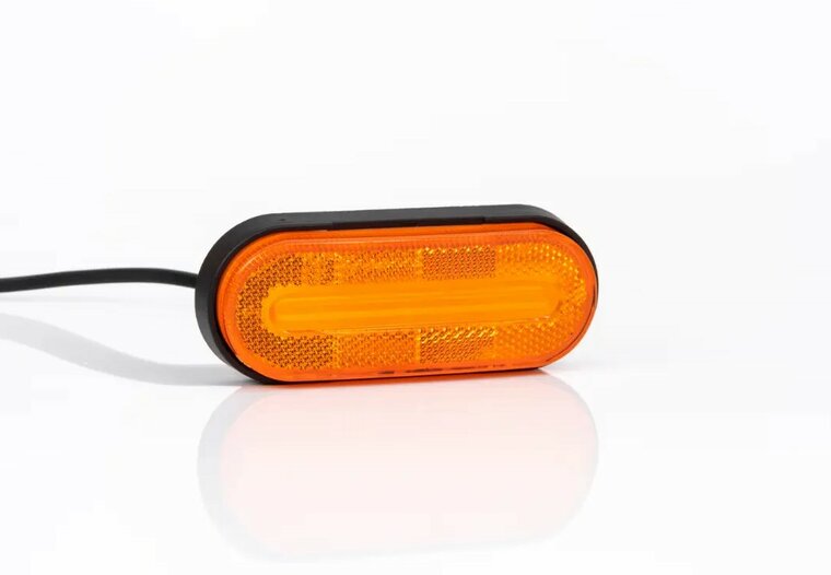 led zijmarkeringslamp universeel oranje 1x ledstrip - contourlamp - led zijlamp - breedtelamp
