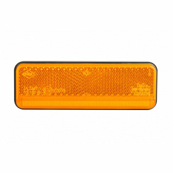 led zijmarkeringslamp universeel oranje 2x led - contourlamp - led zijlamp - breedtelamp