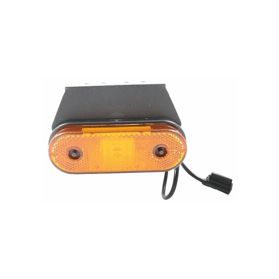 led zijmarkeringslamp inclusief stekker universeel oranje 1x led - contourlamp - led zijlamp - breedtelamp
