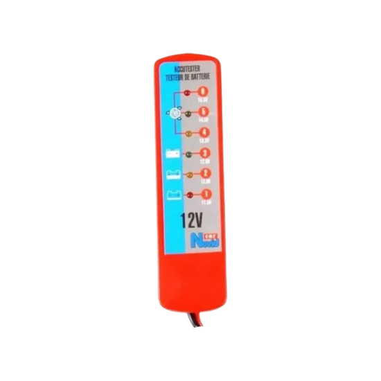 accutester klein model - 12 volt - accu tester - inclusief led indicatoren - batterijtester