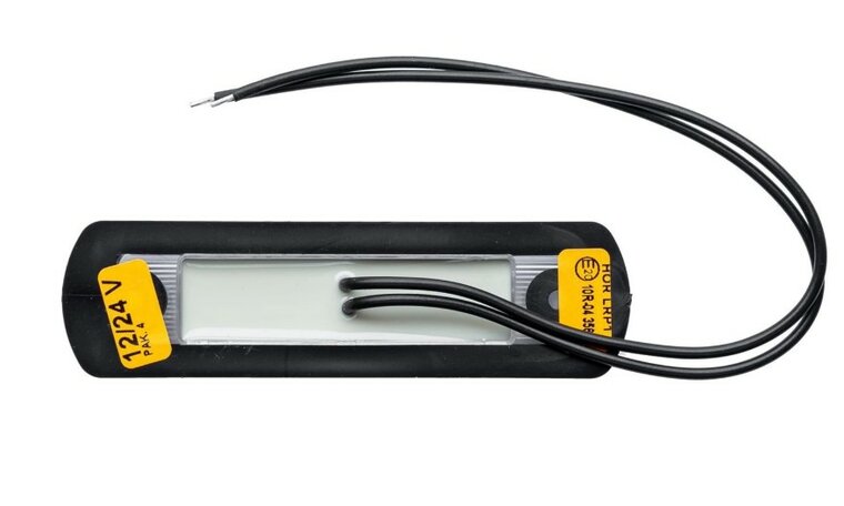 led zijmarkeringslamp universeel oranje 4x led - contourlamp - zij lamp - led breedtelamp