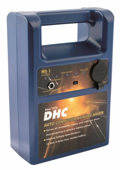 memory saver - 12 volt - 4 amp&egrave;re - auto settings saver - accu wissel geheugenhouder