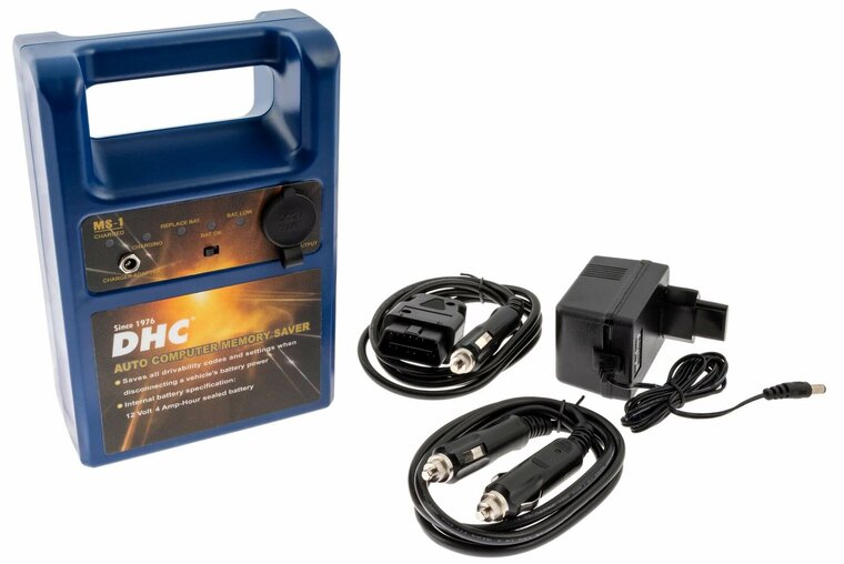 memory saver - 12 volt - 4 amp&egrave;re - auto settings saver - accu wissel geheugenhouder