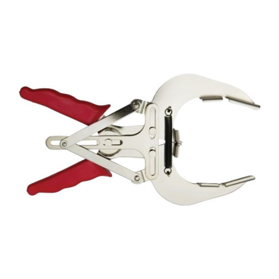 zuigerveertang - zuigertang - 40 tot 100 mm - zuigerveer tang - klemtang voor de zuigerveren