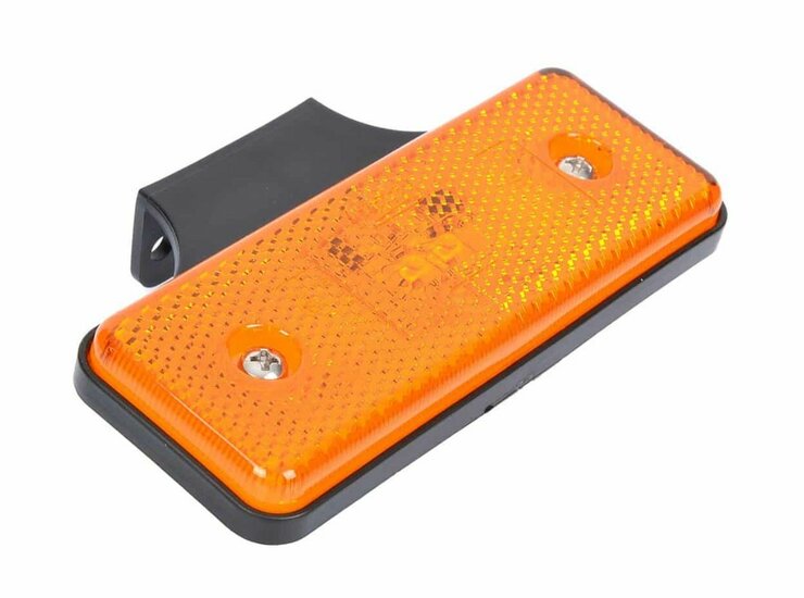 led zijmarkeringslamp universeel oranje 2x led - contourlamp - led zijlamp - led breedtelamp