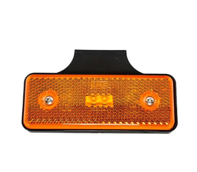 led zijmarkeringslamp universeel oranje 2x led - contourlamp - led zijlamp - led breedtelamp