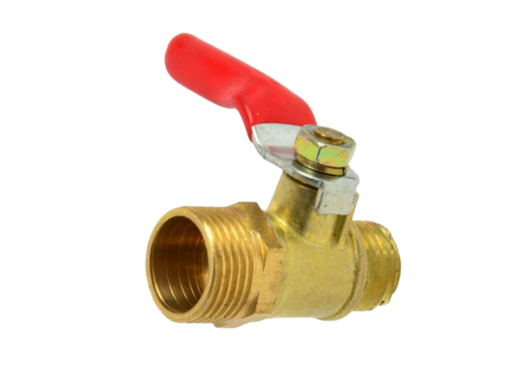 pneumatische kraan - kogelkraan - 1/4 duims - handmatige lucht klep - kogel kraan - geko