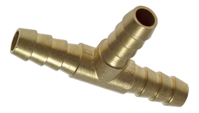 t-stuk slangpilaar - 8 mm - slangverbinder - 3 weg - verbindingskoppeling - zionair