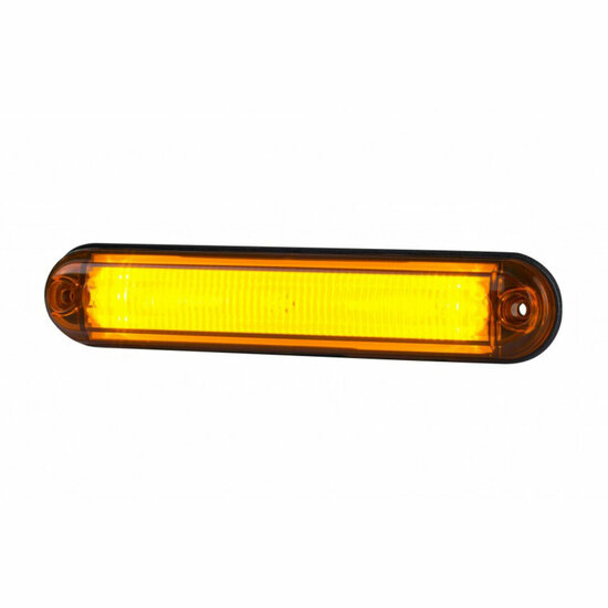 led zijmarkeringslamp universeel oranje 6x led - led contourlamp - led zijlamp - breedtelamp