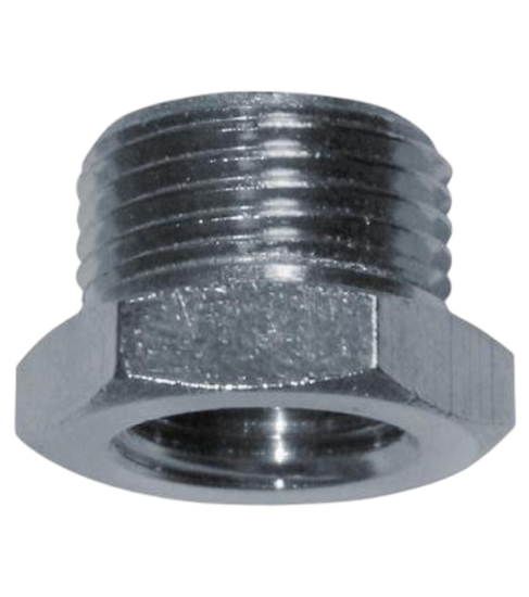 verloopstuk luchtkoppeling - 3/8&#039;&#039; naar 1/4&#039;&#039; - draad nippel - verloopnippel - asta